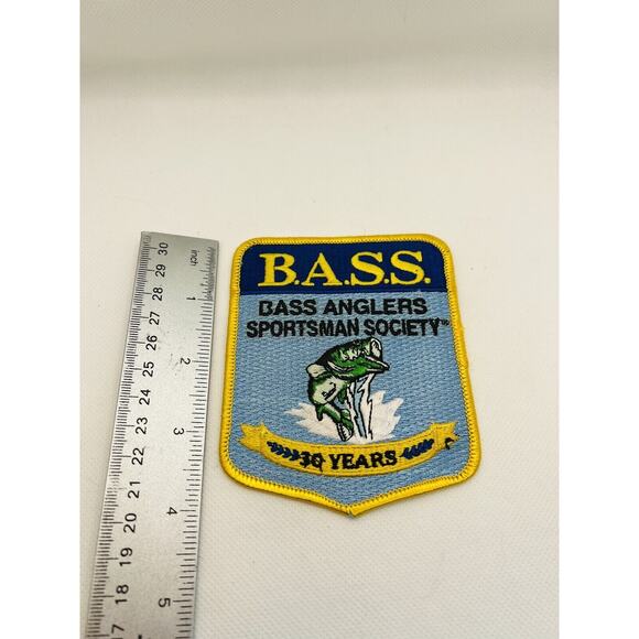 BASS ANGLERS SPORTSMAN SOCIETY FISHING CLUB 30 YEARS PATCH - Picture 1 of 4